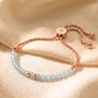 March Birthstone Aquamarine Bracelet, thumbnail 3 of 7