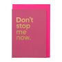 'Don't Stop Me Now' Streamable Song Card, thumbnail 1 of 2
