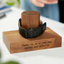 Personalised Walnut Watch Stand One To Three Watches, thumbnail 3 of 12