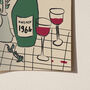 Personalised 60th Birthday Birth Year Illustrated Wine Print, thumbnail 4 of 9