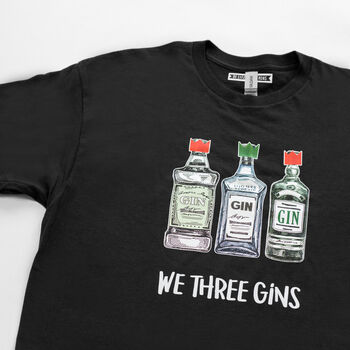 Funny Gin Mens Christmas T Shirt, 3 of 5