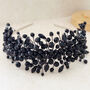 Black Crystal Headband, thumbnail 8 of 10