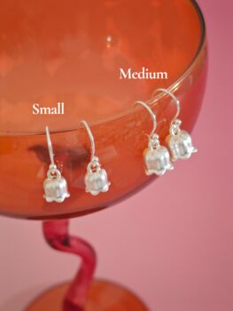 Sterling Silver Lilly Of The Valley Earrings, 5 of 12