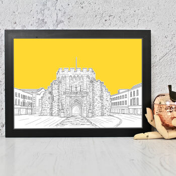 The Bargate Southampton Architectural Drawing Print, 10 of 10
