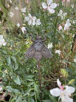 Birds And Insects Garden Feature Stake Handmade Small, 5 of 8