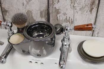 Shaving Scuttle, Soap And Soap Dish, 3 of 8