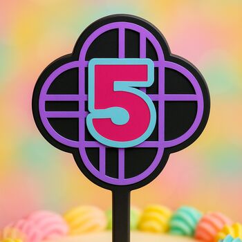 Personalised Kpop Birthday Cake Topper Set, 2 of 4