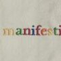 Manifesting Rainbow Embroidered Sweatshirt, thumbnail 4 of 5
