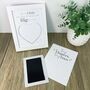 Baby Hand Or Foot Print Framed Ink Keepsake Kit With Two Designs, thumbnail 9 of 12
