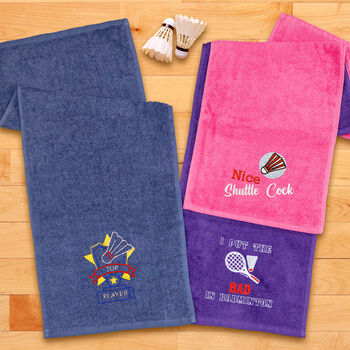 Badminton Sports Towel, 2 of 4