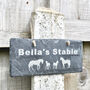 Personalised Horse Stable Slate Sign, thumbnail 2 of 2