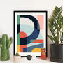 Personalised Abstract Initial Letter Print, thumbnail 4 of 8