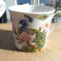 Set Of Six China Palace Mugs In Peacock Design, thumbnail 8 of 10