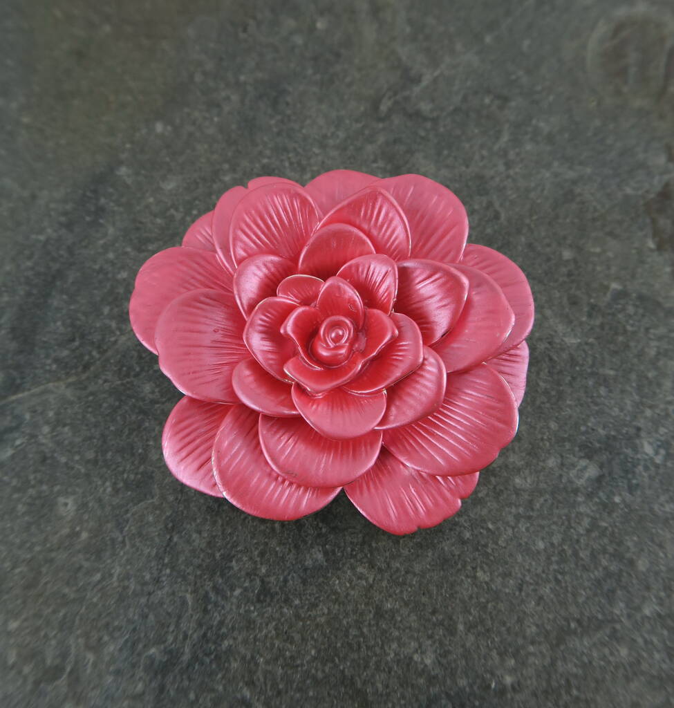 Camellia Pink Flower Brooch, 1 of 5