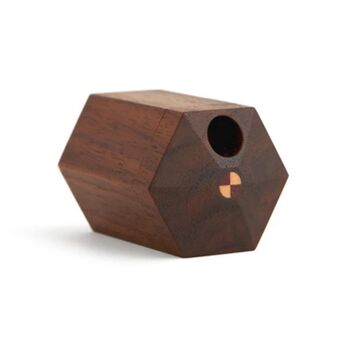 Hexagon Wood Pill Box With Five Compartments, 9 of 10
