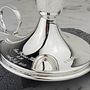 Personalised Silver Christening Candlestick Holder, thumbnail 2 of 6