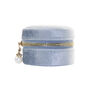 Small Round Velvet Jewellery Box With Pearl Detail, thumbnail 4 of 10