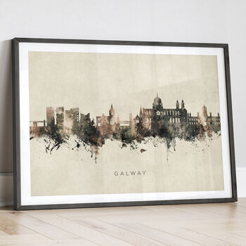 Galway Ireland Skyline Cityscape Art Print, 12 of 12