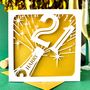 Champagne Bottle Personalised 21st Birthday Card, thumbnail 1 of 4