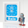 Personalised Children's Robot Clock, thumbnail 1 of 6