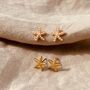 Starfish Pearl Earrings, thumbnail 3 of 4