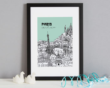 Personalised Paris Print, 4 of 10