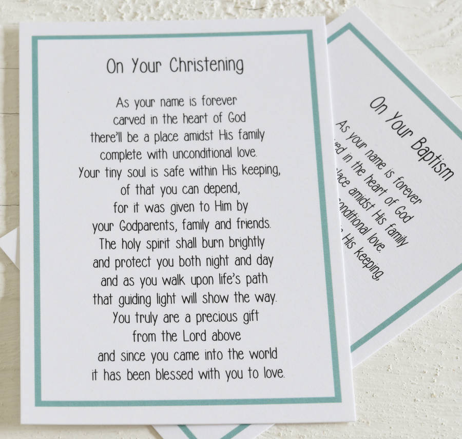 boy's christening bracelet with verse by a touch of verse