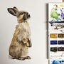 Personalised Painted Rabbit Art Print, thumbnail 3 of 5