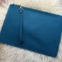 Personalised Leather Clutch, thumbnail 5 of 12
