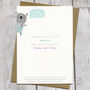 Personalised First Birthday Or Pick Your Age Koala Card, thumbnail 9 of 12