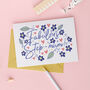 Fabulous Step Mum Floral Mothers Day Card, thumbnail 3 of 3