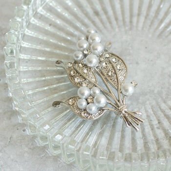 Vintage Style Bouquet Brooch, 2 of 7