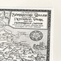 Yorkshire Dales Map Hand Drawn Fine Art Print, thumbnail 11 of 12
