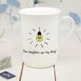 Personalised Romantic Pun Bone China Mug, thumbnail 6 of 12