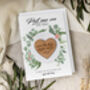 Botanical Save The Date Heart Magnet Cards, thumbnail 4 of 9