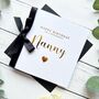 Personalised Black Foil Birthday Card Any Name, thumbnail 5 of 11