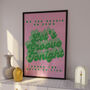 Let's Groove Tonight Print | Music Poster | Wall Art | A5 A4 A3 | Bold | Typographic | Quote | Print | Disco Music, thumbnail 5 of 5