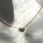 Emerald Solitaire On The Chain Neckace, thumbnail 2 of 6