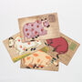 Hand Painted Vintage Indian Postcard Mix Set Of Five, thumbnail 4 of 6