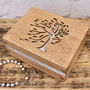 Personalised Wooden Tree Design Jewellery Box, thumbnail 1 of 5