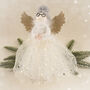 Gold Light Up Fairy Godmother Tree Topper, thumbnail 1 of 9
