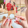 Personalised Set Of Four Wooden Stag Place Settings, thumbnail 2 of 3