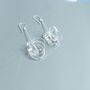 Sterling Silver Gaia Earrings, thumbnail 4 of 5