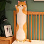 Long Cat Plush Body Pillow, thumbnail 3 of 9