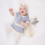 Tunic Dress And Headband Baby Easy Knitting Kit, thumbnail 4 of 10