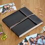 Distressed Coloured Three String Leather Photo Album, thumbnail 2 of 10