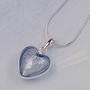 Murano Glass Heart Sterling Silver Pendant, thumbnail 7 of 12
