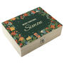 Personalised Floral Christmas Tea Box, thumbnail 6 of 6