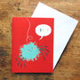 Mini Spider Boo Card, thumbnail 1 of 4