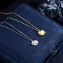 Fluffy Sheep Pendant Necklace In Sterling Silver, thumbnail 6 of 12